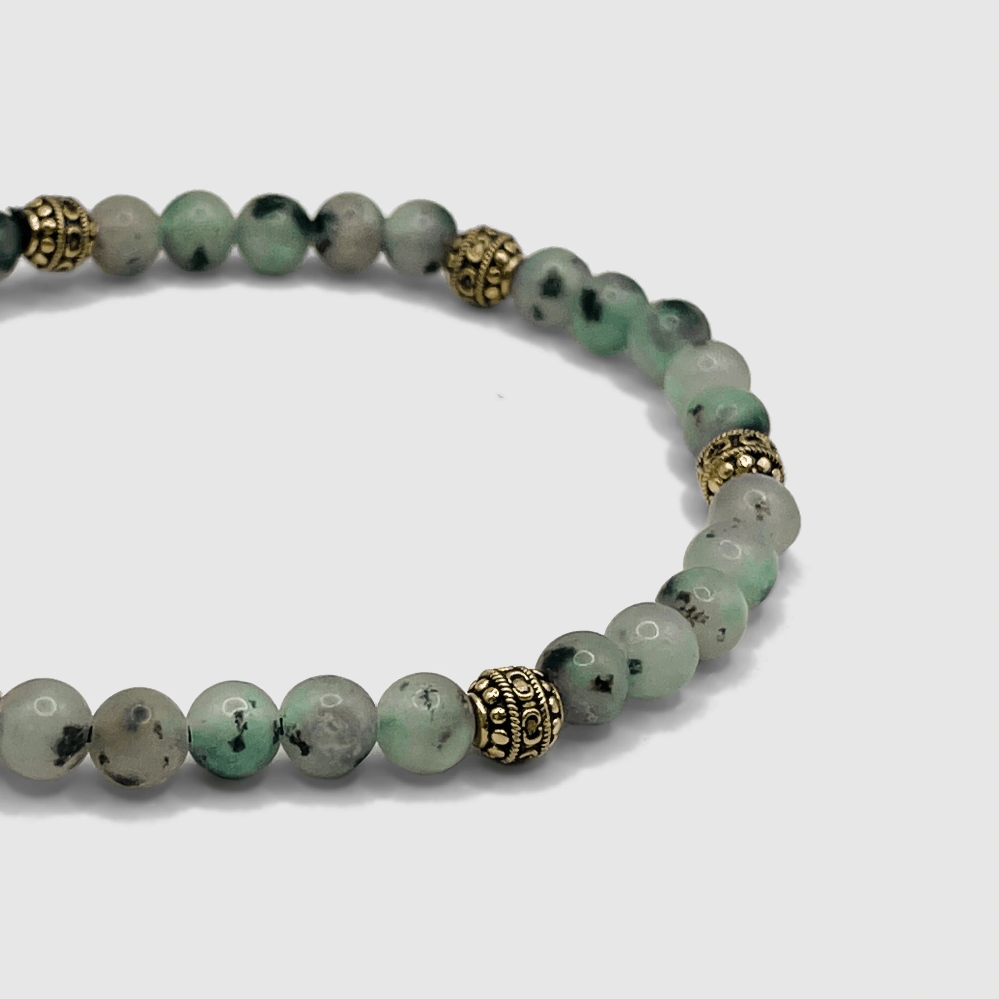 Kiwi Stone Bracelet (Gold) - Image 4