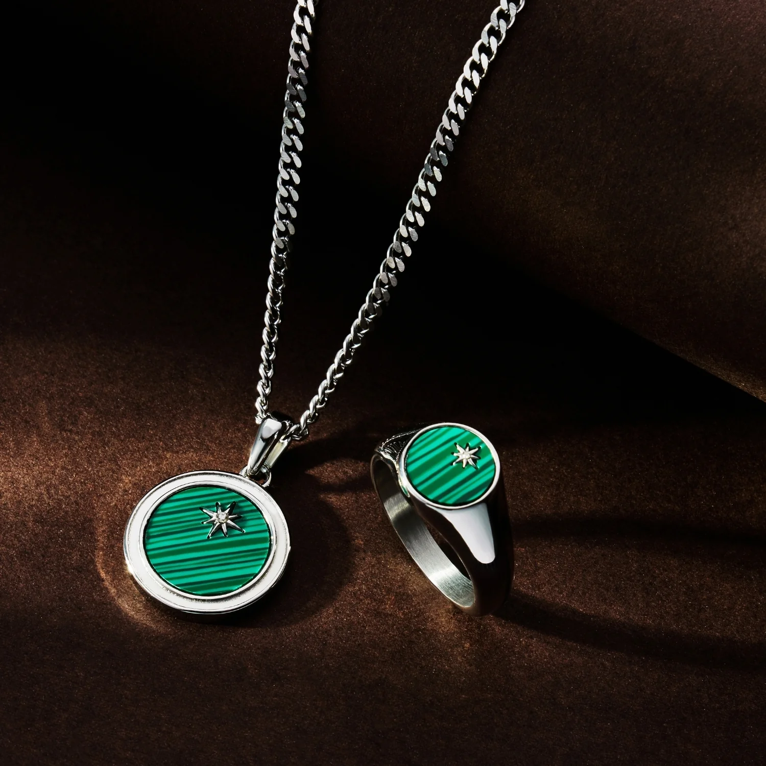 Malachite North Star (Silver) - Image 4