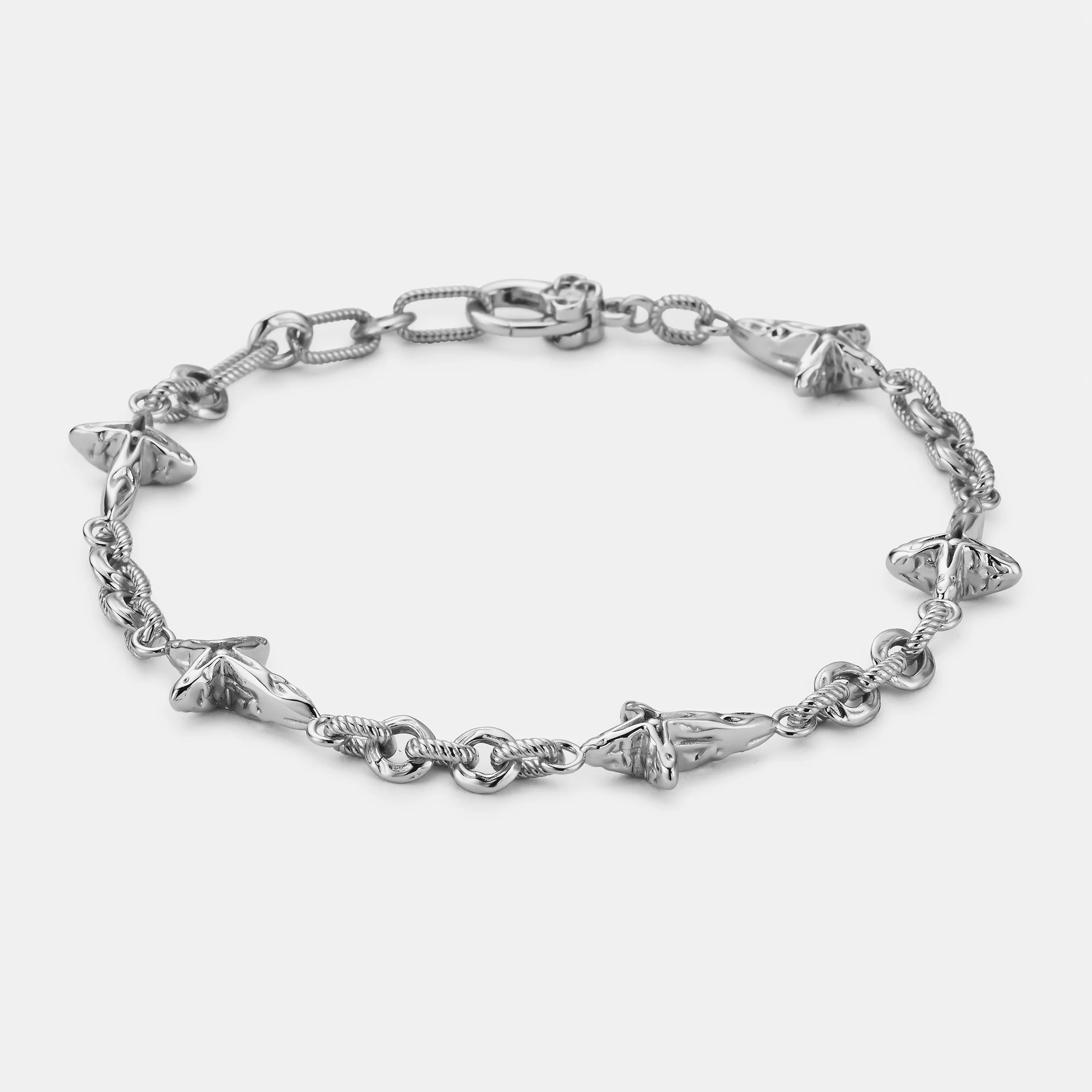 Melted Cross Bracelet | Sterling Silver - Image 2