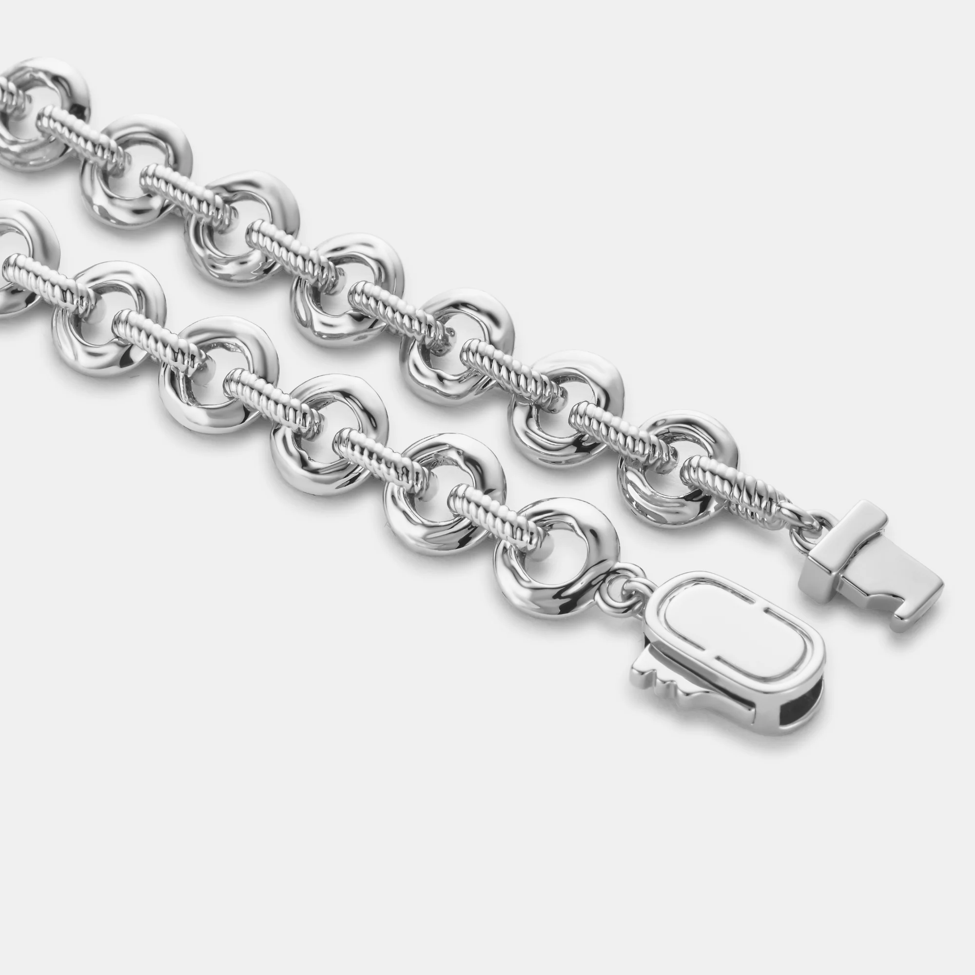 Melted Link Bracelet (Silver) - Image 5