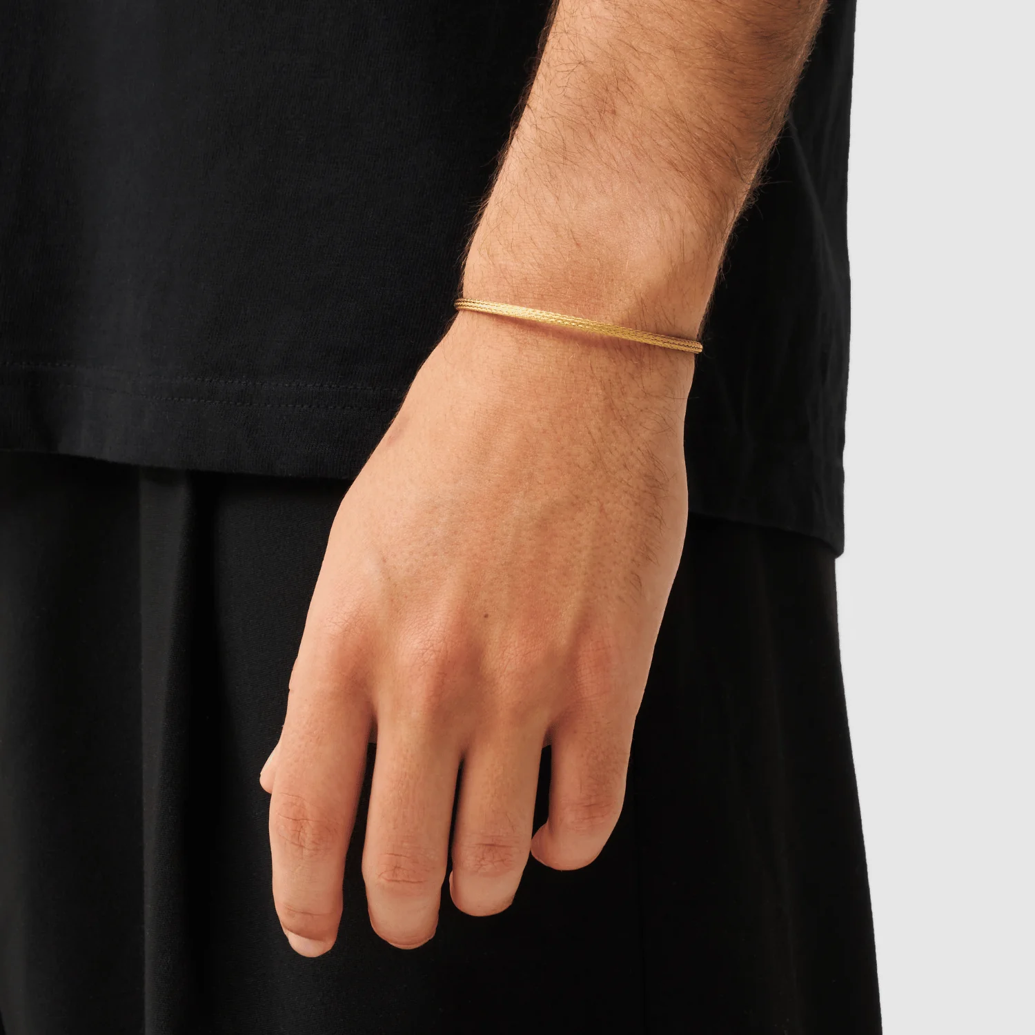 Micro Pleat Bracelet (Gold) - Image 2