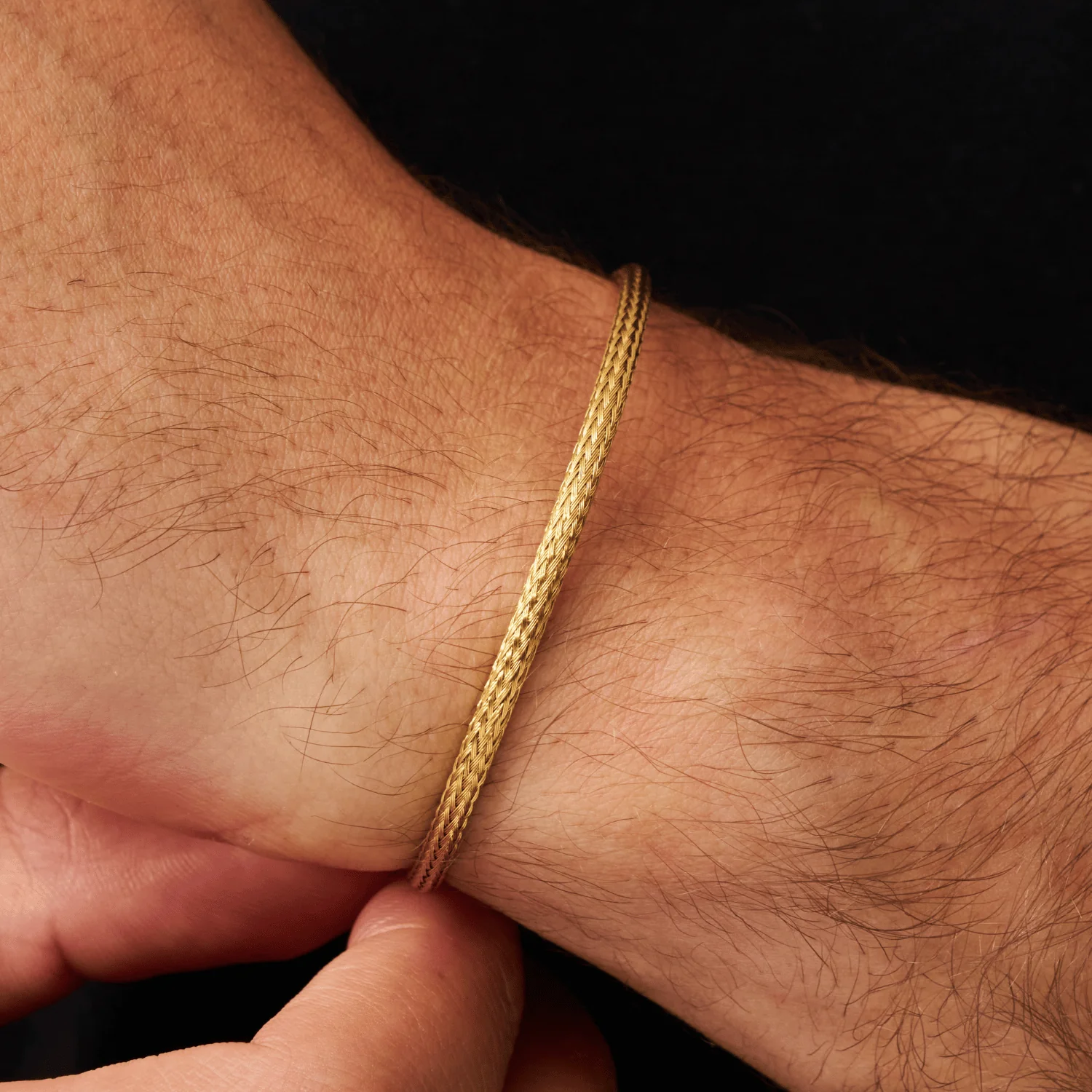 Micro Pleat Bracelet (Gold) - Image 3
