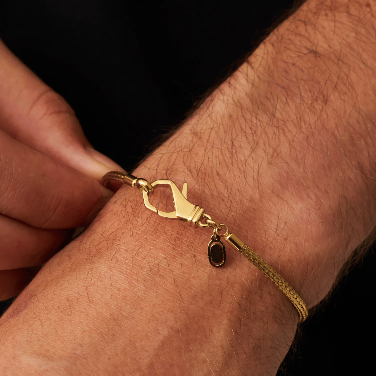 Micro Pleat Bracelet (Gold) - Image 4