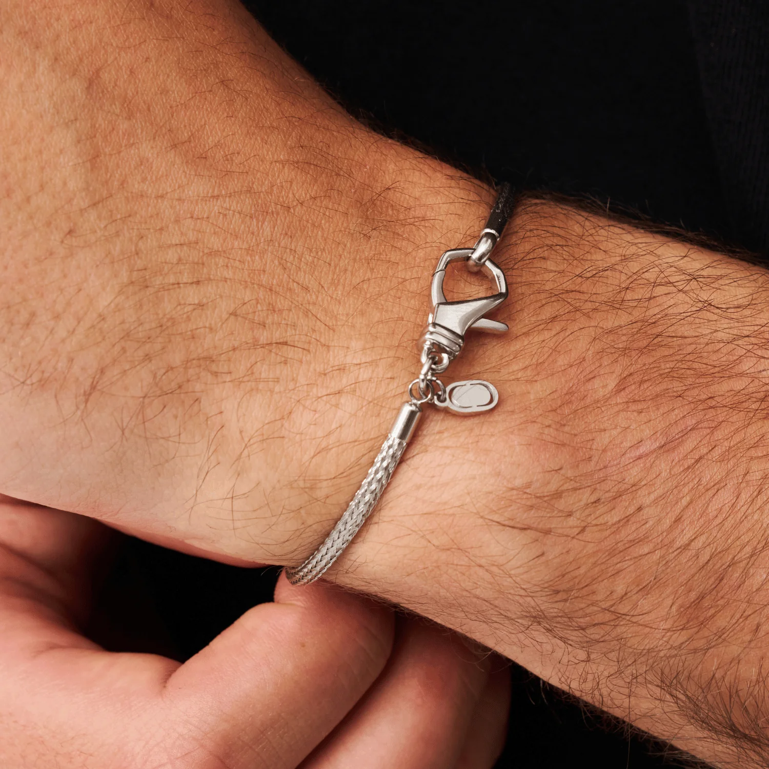 Micro Pleat Bracelet (Silver) - Image 4