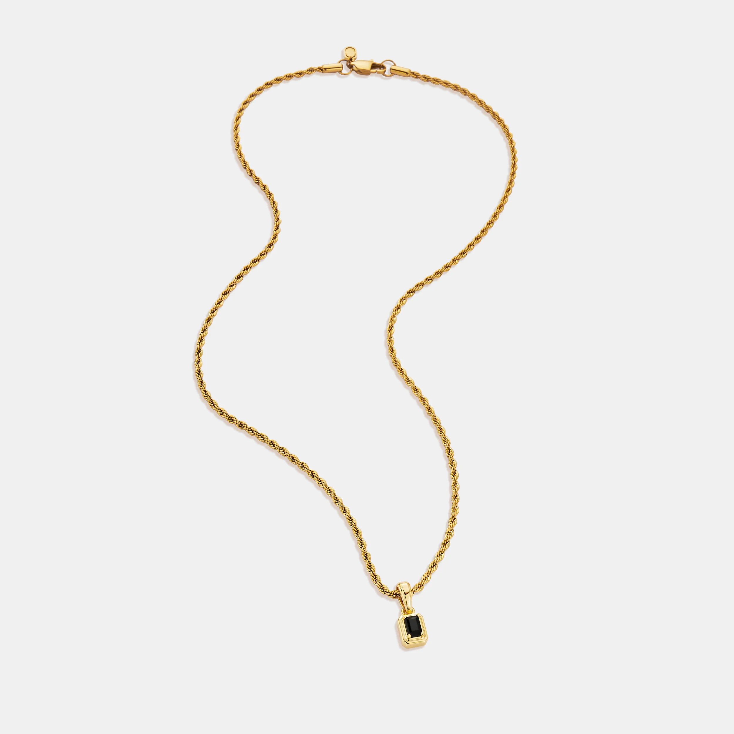 Mini Onyx Stone Rectangle (Gold) - Image 5