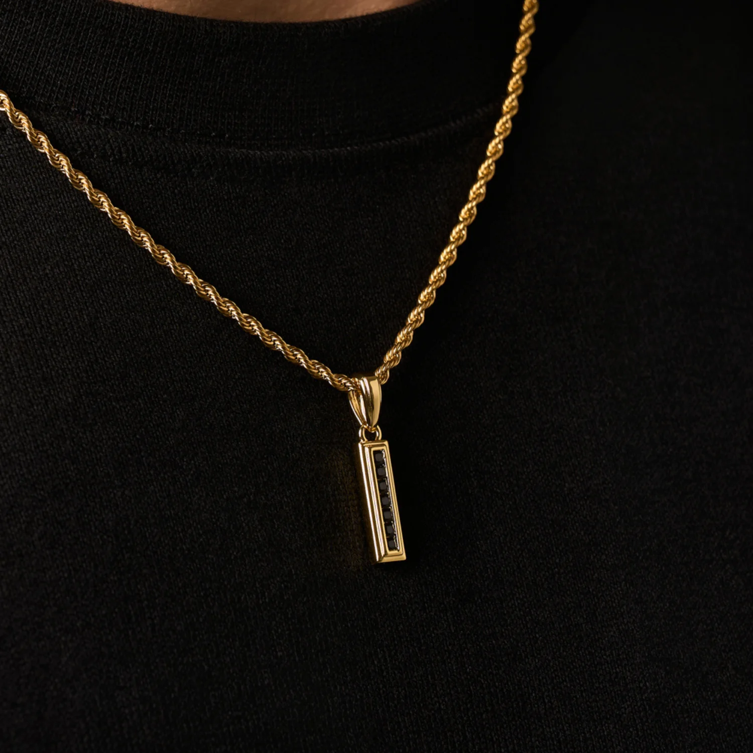 Mini Onyx Stone Totem (Gold) - Image 4