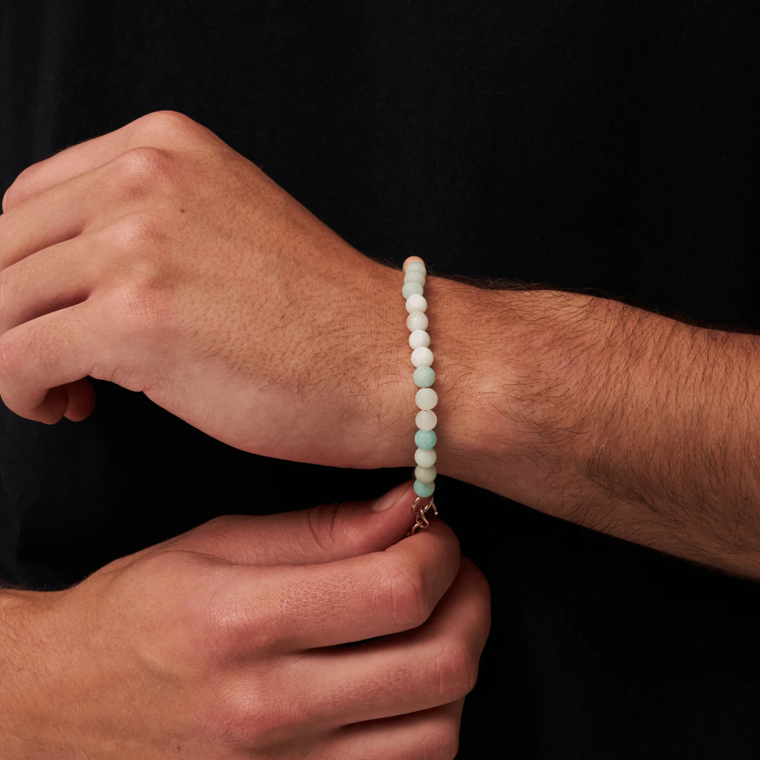 Ocean Beaded Bracelet 6mm - Image 2