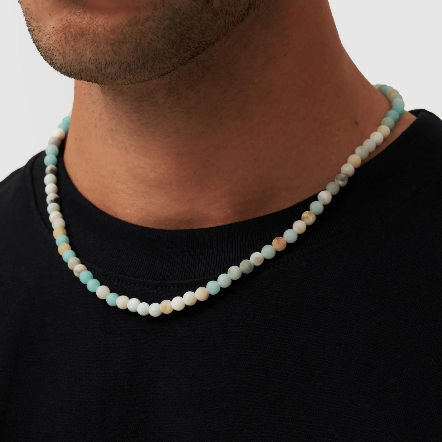 Ocean Beaded Necklace 6mm - Image 3