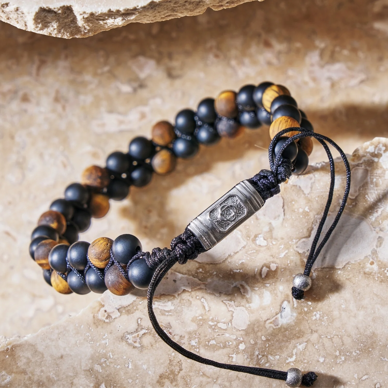 Onyx Stack Bead Bracelet - Image 5