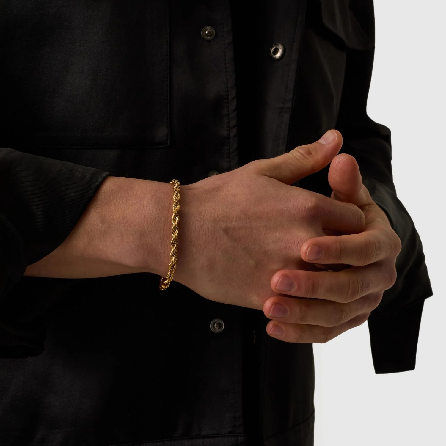 Rope Bracelet (Gold) 5mm - Image 4