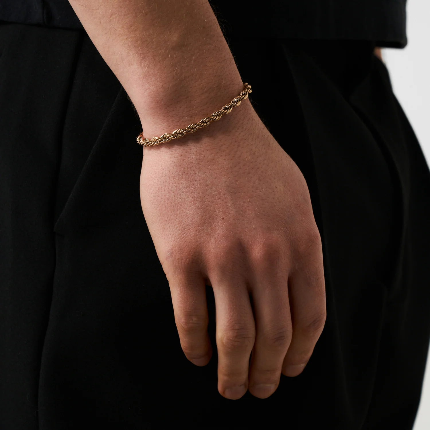 Rope Bracelet (Rose Gold) 5mm - Image 3