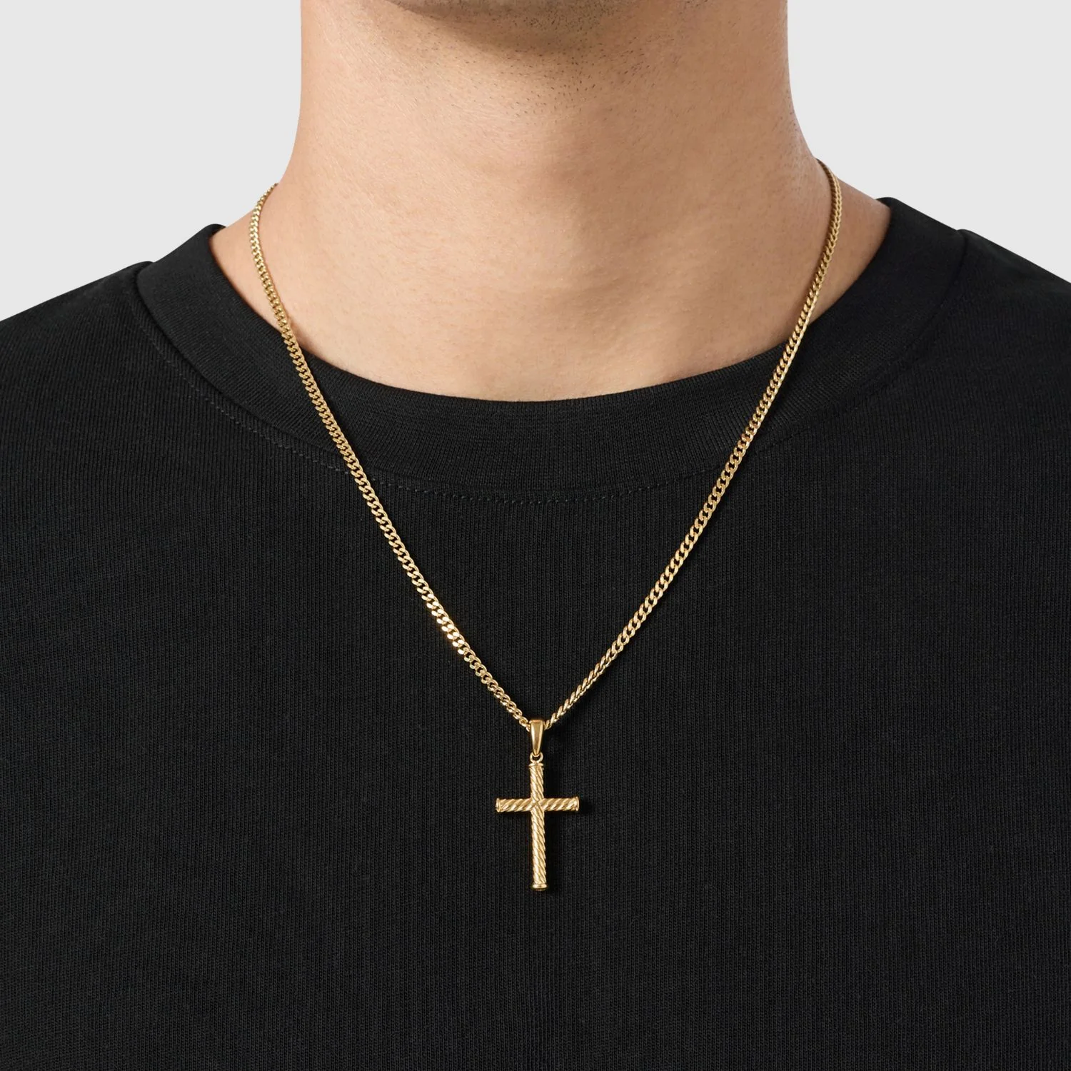 Rope Cross (Gold) - Image 2