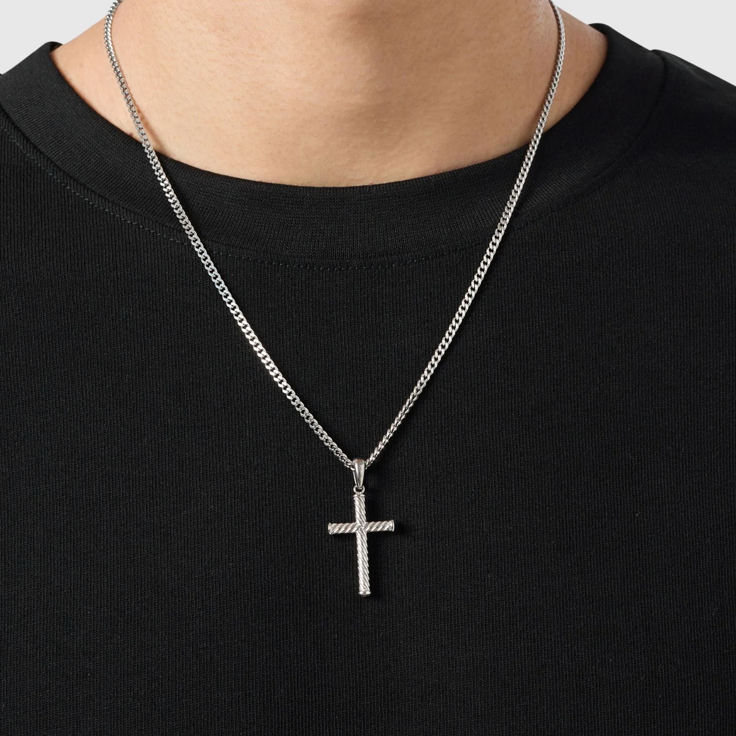 Rope Cross (Silver) - Image 2