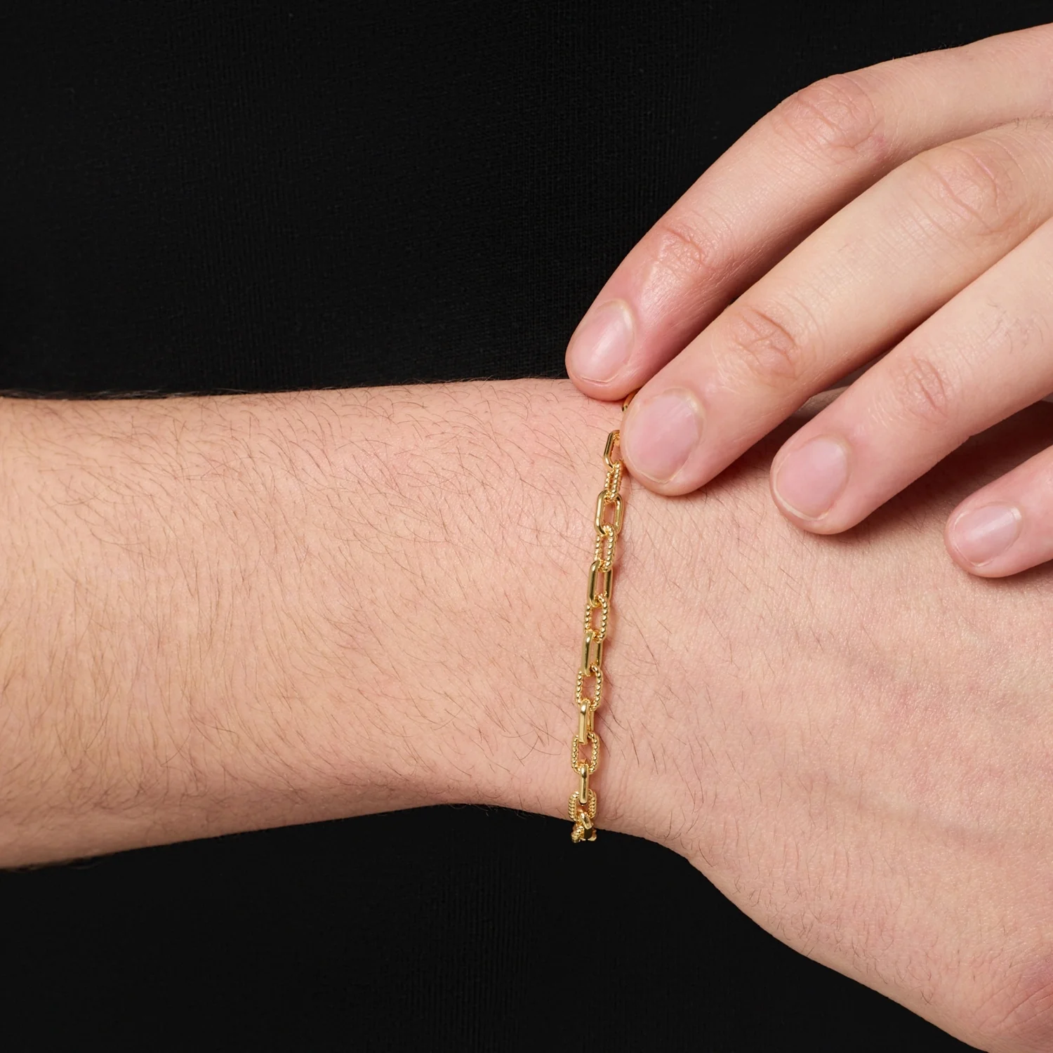 Rope Link Bracelet (Gold) - Image 3