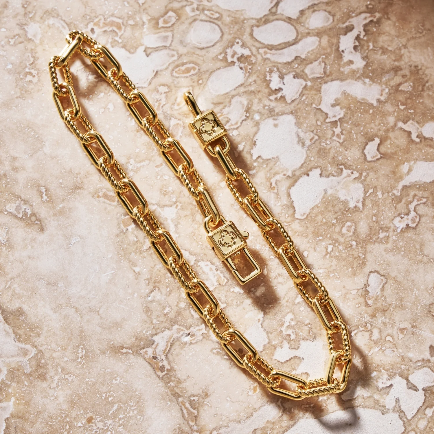 Rope Link Bracelet (Gold) - Image 4