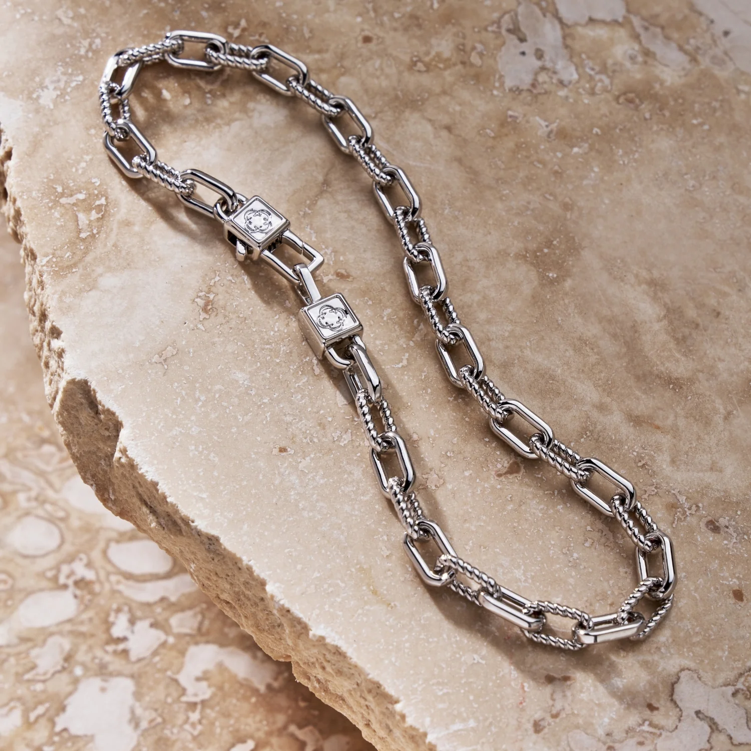 Rope Link Bracelet (Silver) - Image 4