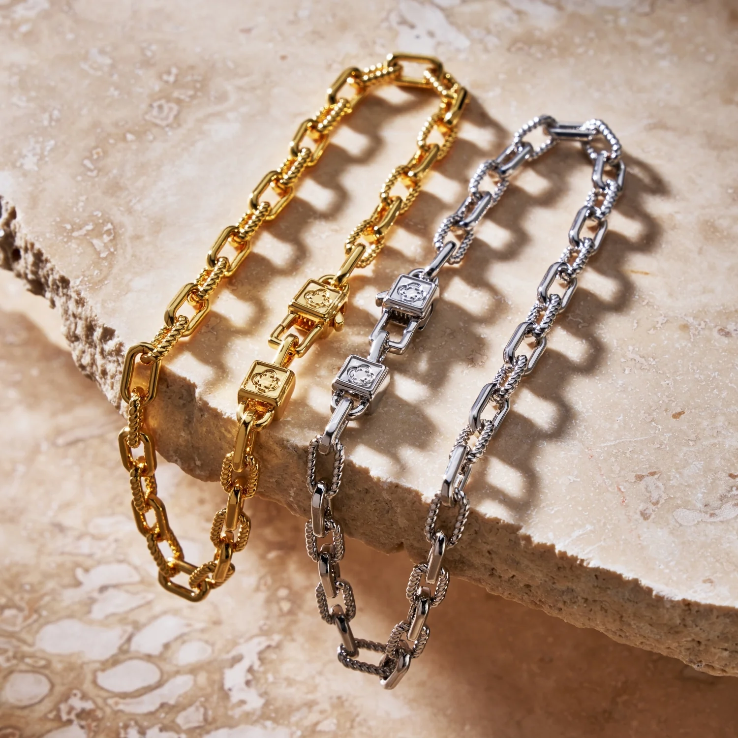 Rope Link Bracelet (Gold) - Image 6