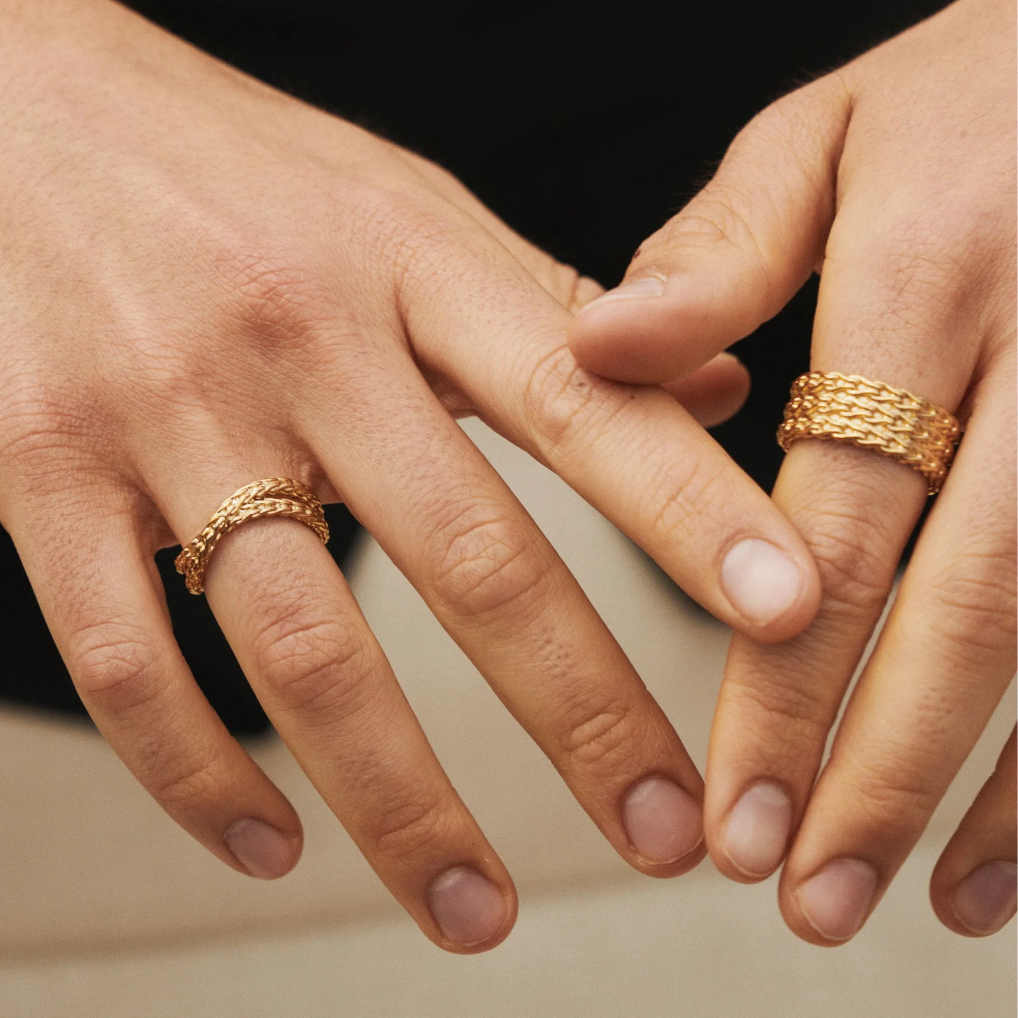 Rope Stack Ring (Gold) - Image 5