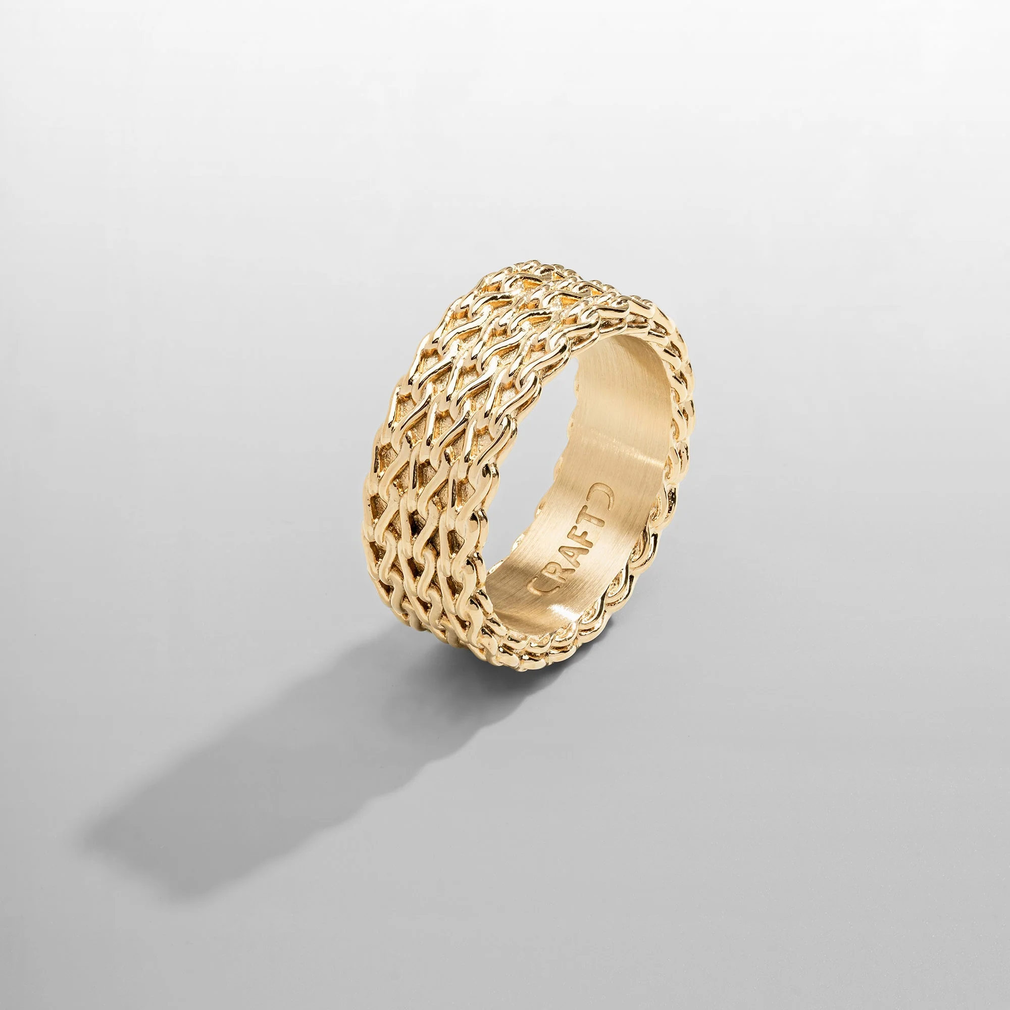 Rope Stack Ring (Gold) - Image 6