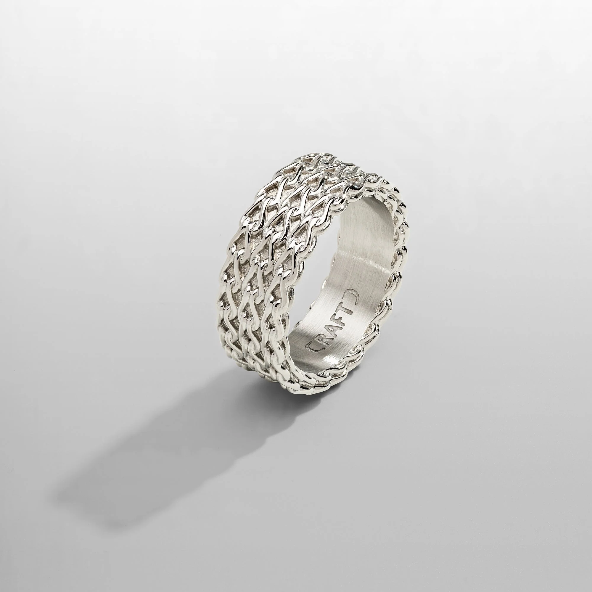Rope Stack Ring (Silver) - Image 6
