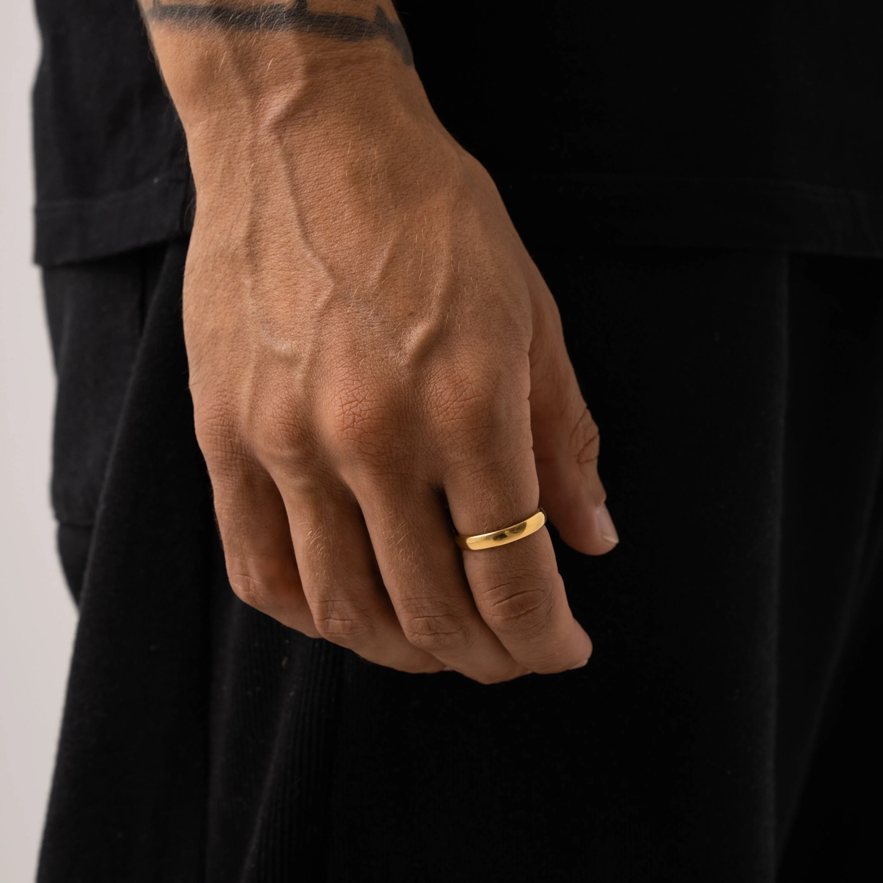 Round Band Ring (Gold) 3mm - Image 2