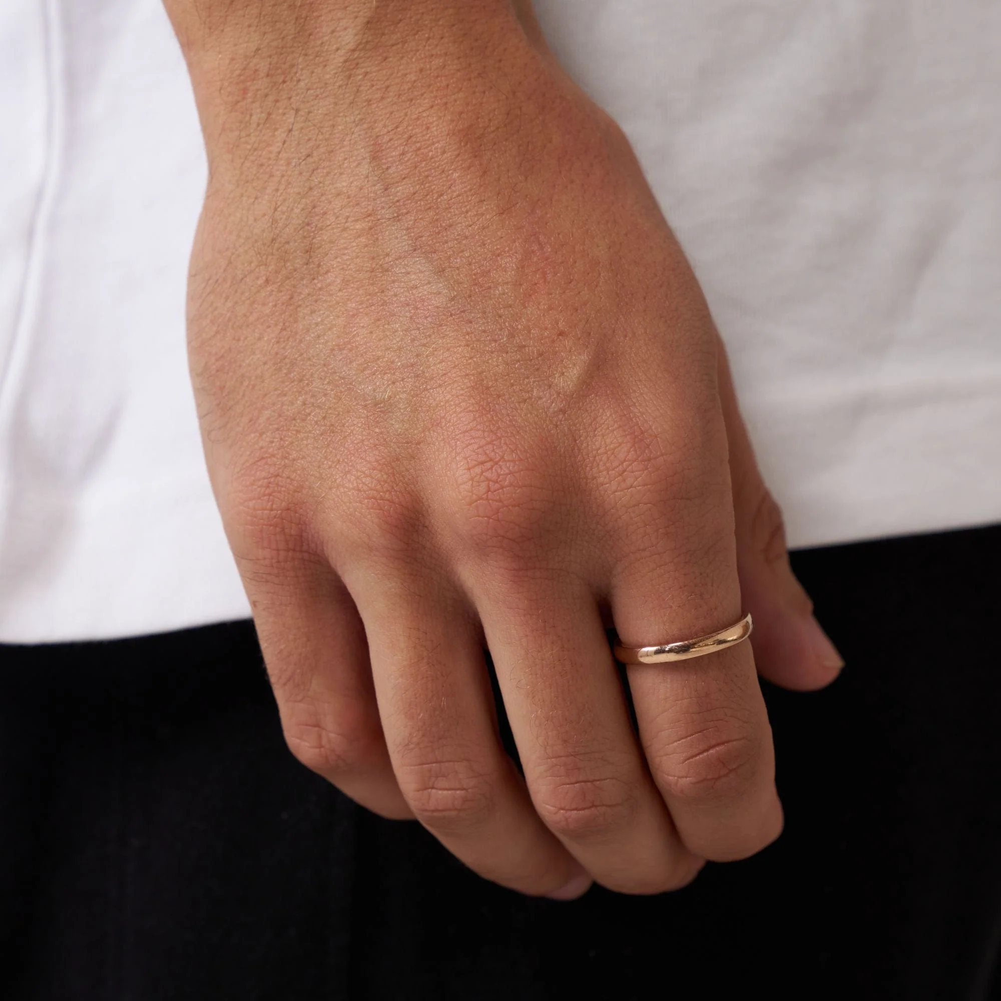 Round Band Ring (Rose Gold) 3mm - Image 2