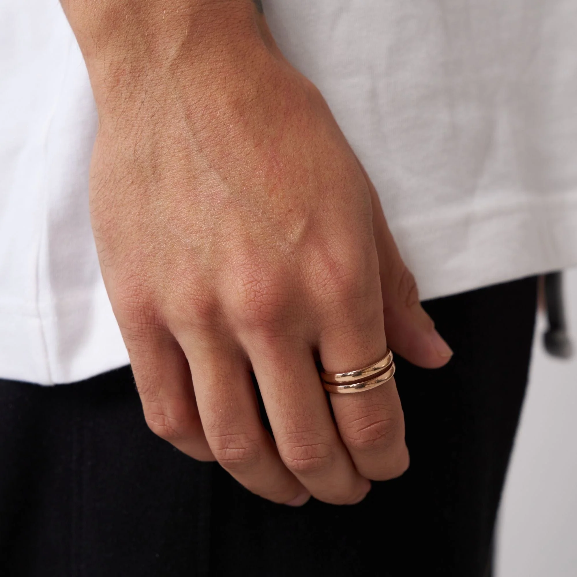 Round Band Ring (Rose Gold) 3mm - Image 4