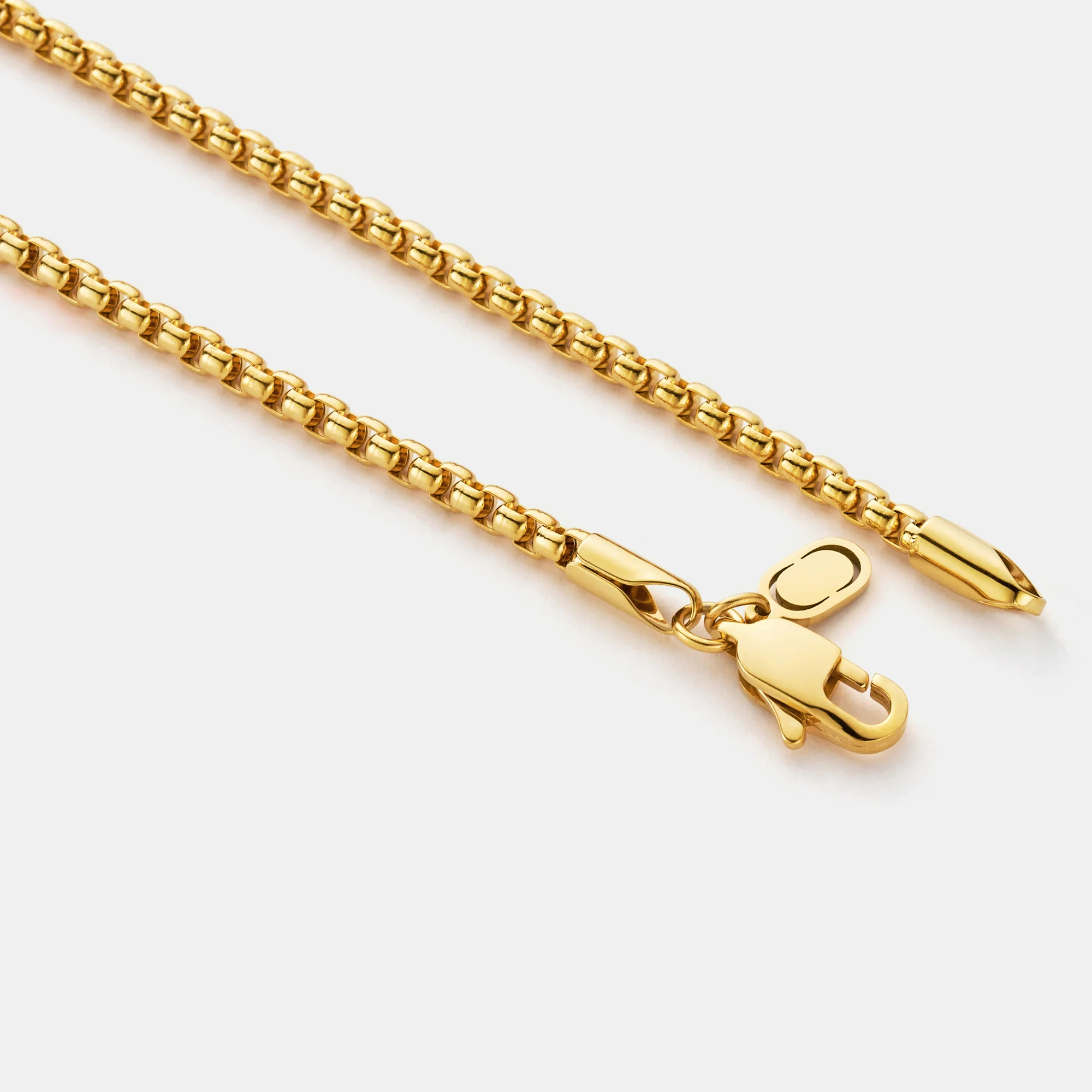 Round Box Chain (Gold) 3mm - Image 4