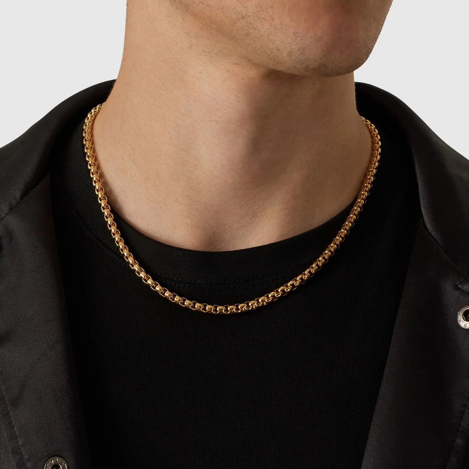 Round Box Chain (Gold) 5mm - Image 6
