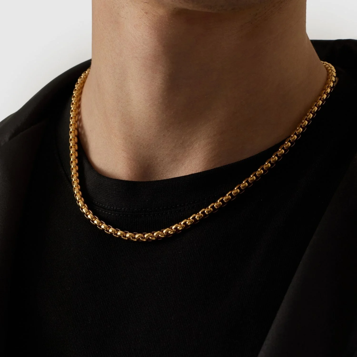 Round Box Chain (Gold) 5mm - Image 7
