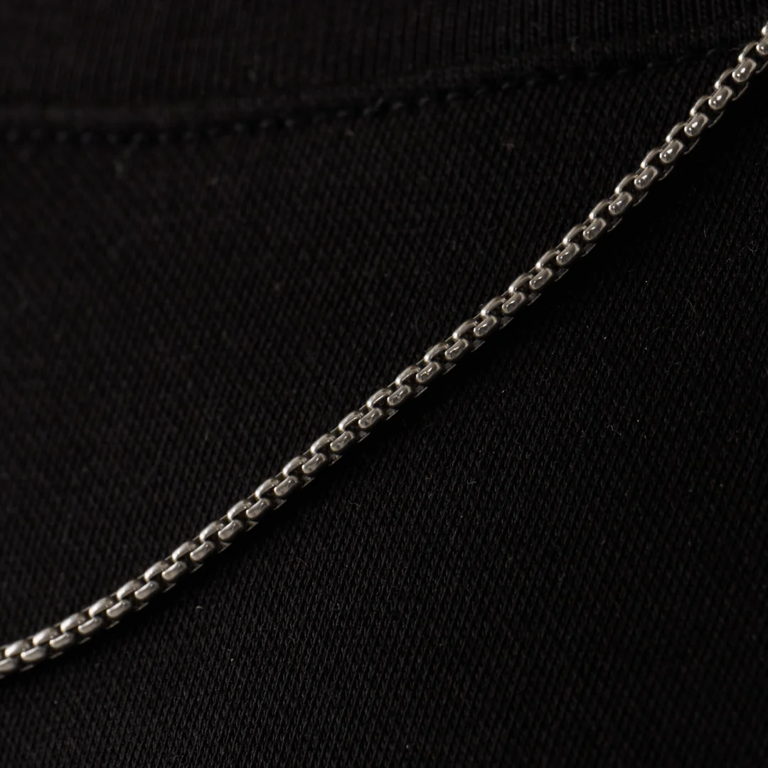 Round Box Chain (Silver) 2mm - Image 5