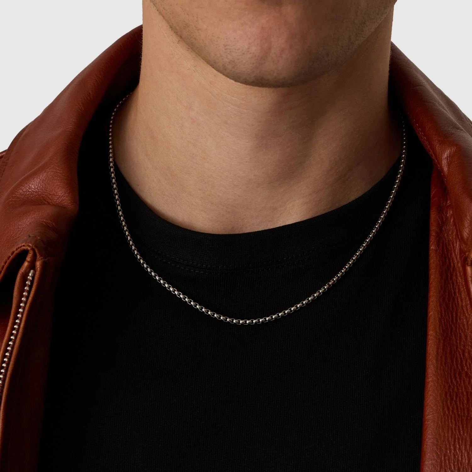 Round Box Chain (Silver) 3mm - Image 6