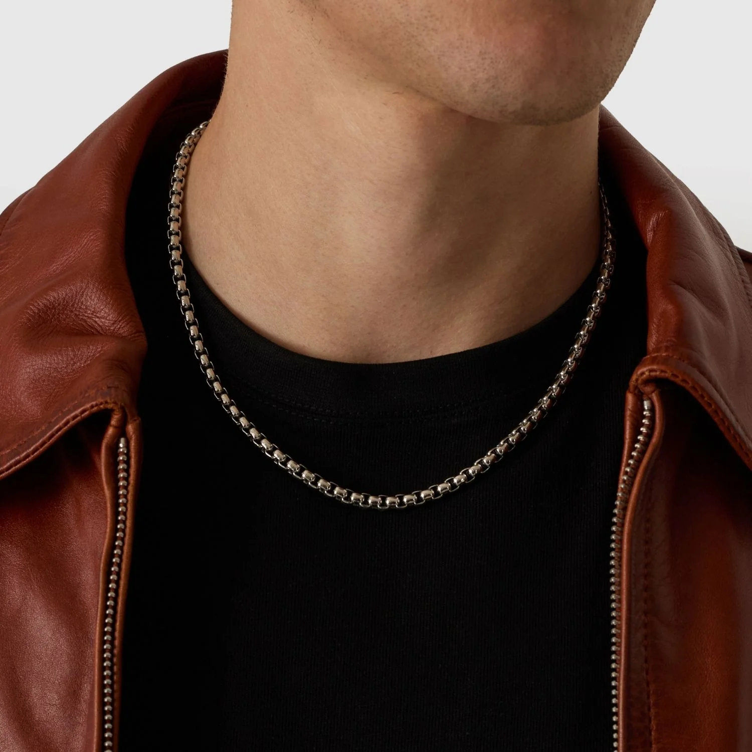 Round Box Chain (Silver) 5mm - Image 6