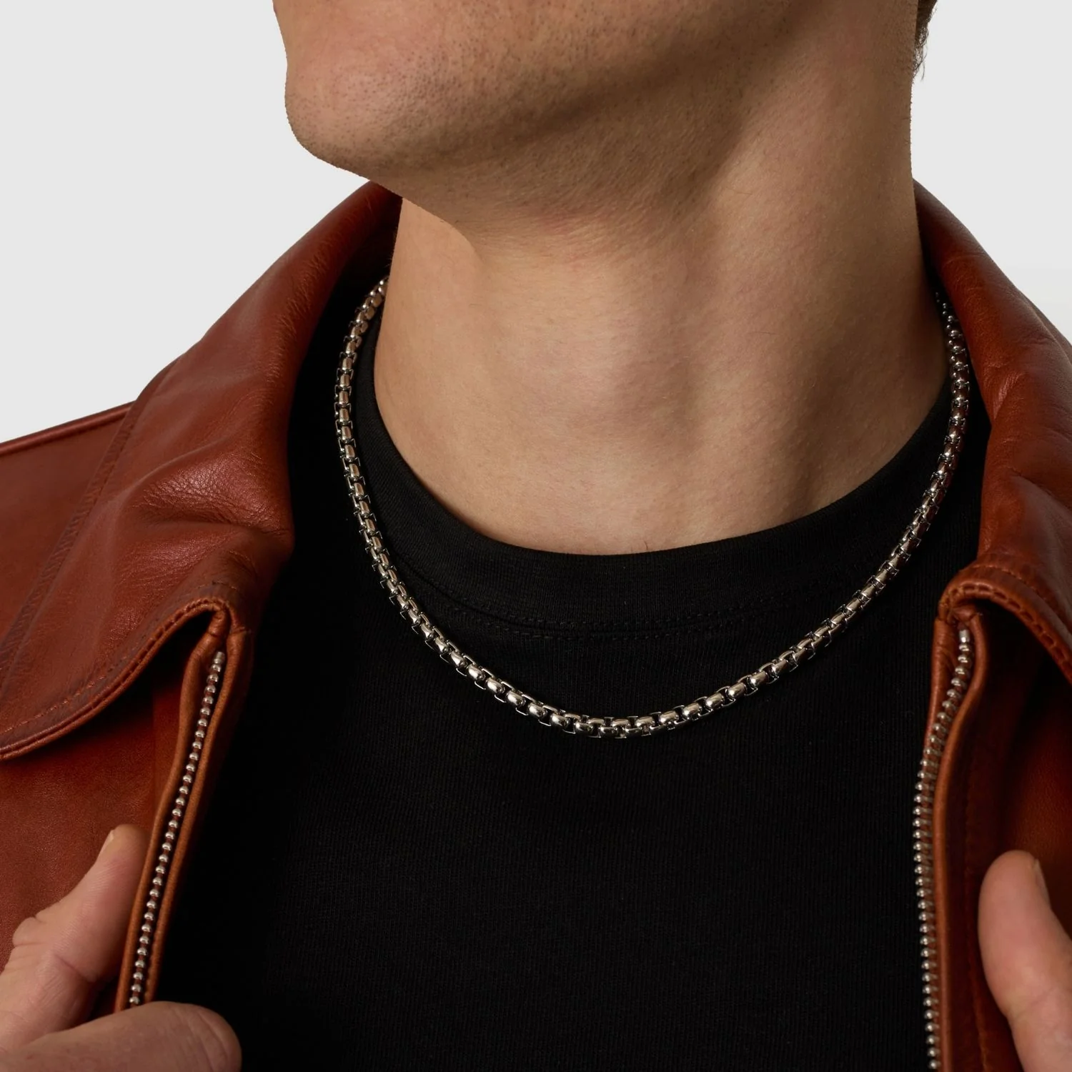 Round Box Chain (Silver) 5mm - Image 7
