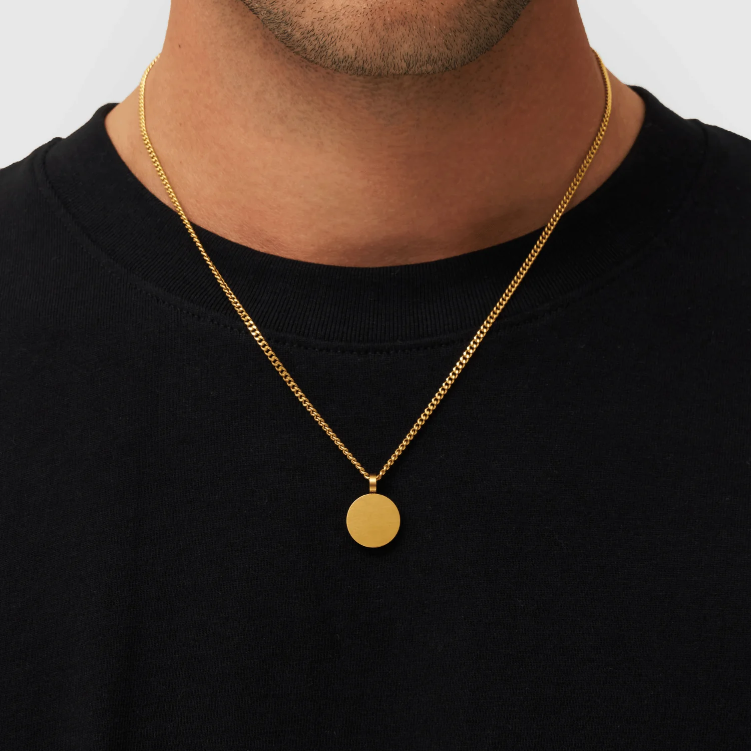 Round Totem Pendant (Gold) - Image 2
