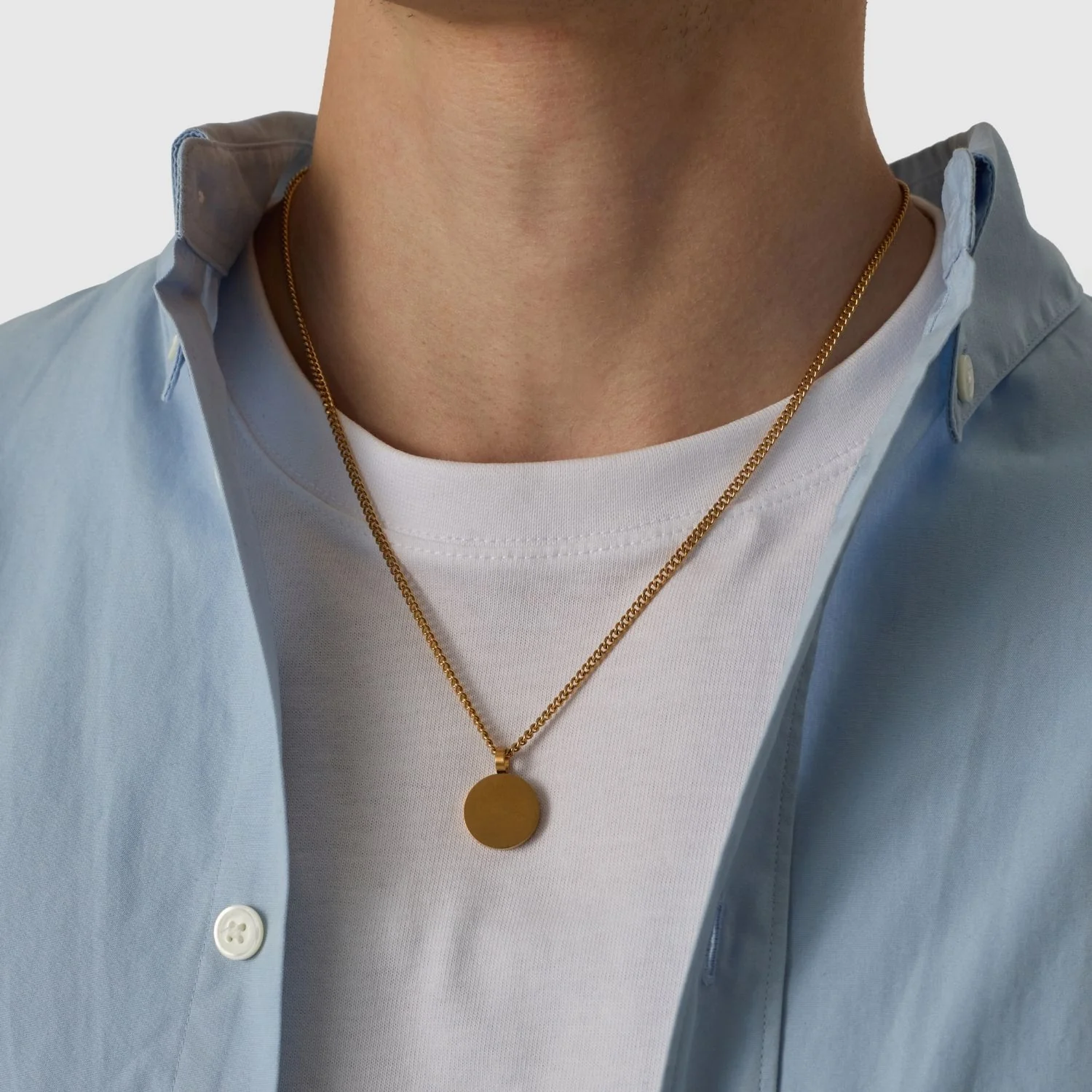 Round Totem Pendant (Gold) - Image 5
