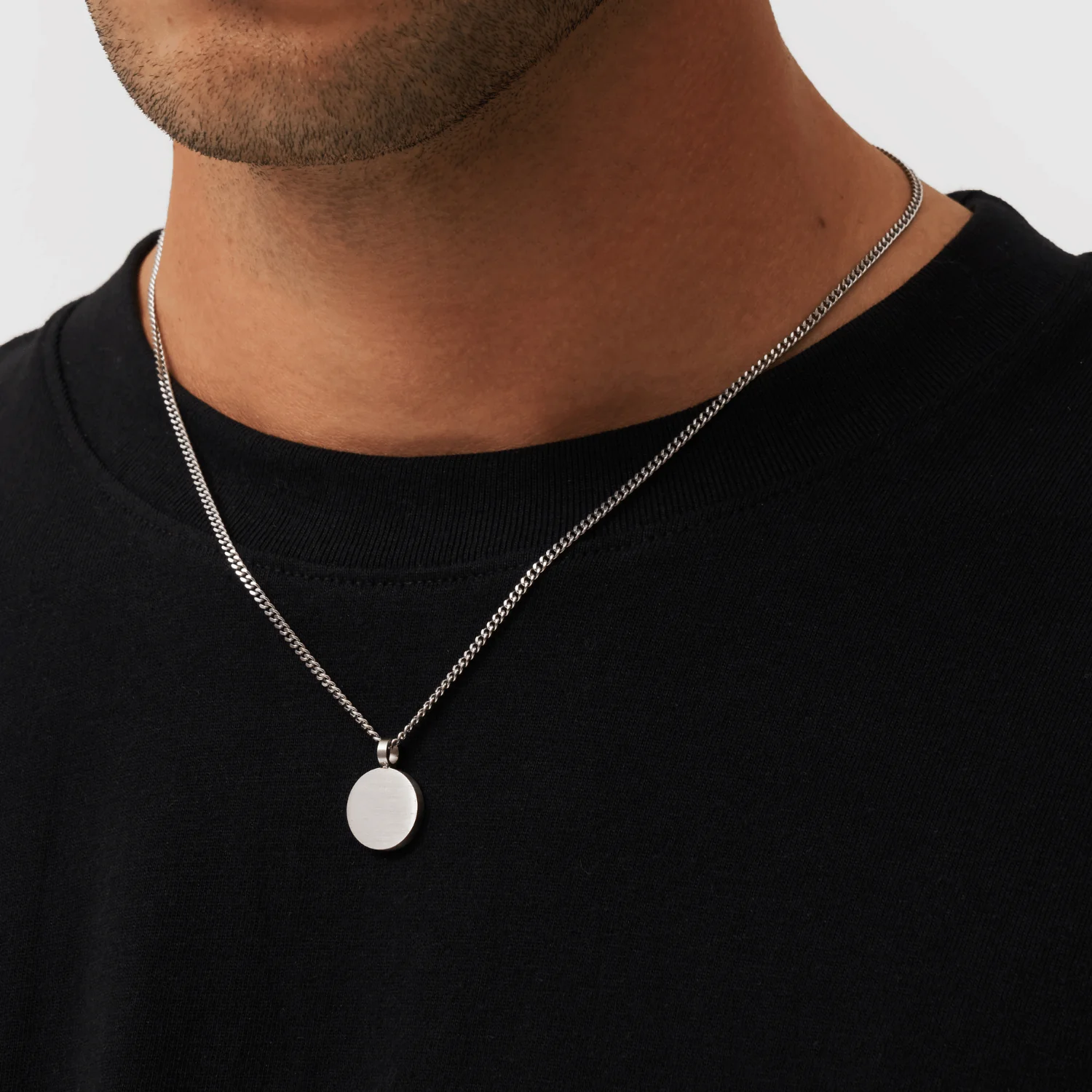 Round Totem Pendant (Silver) - Image 7