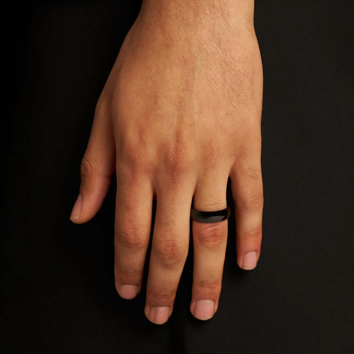 Rounded Ring (Black) 7mm | Tungsten - Image 4