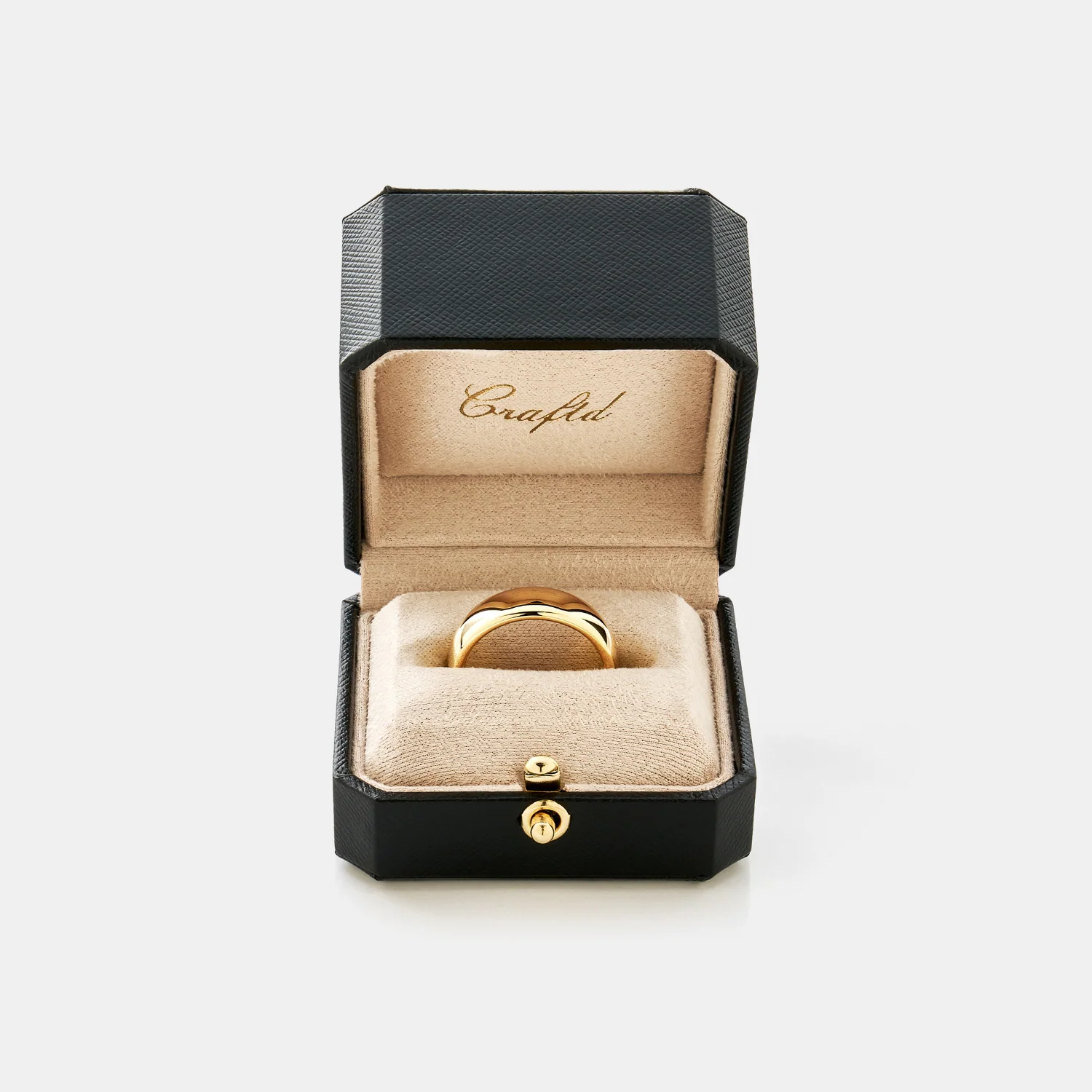 Rounded Ring (Gold) 7mm | 18ct Gold Vermeil - Image 3