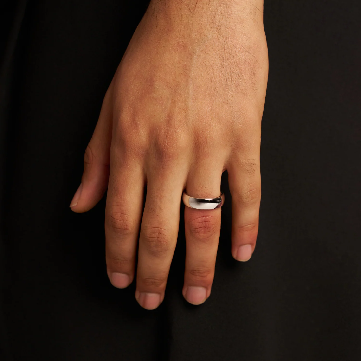 Rounded Ring (Silver) 7mm | Tungsten - Image 4