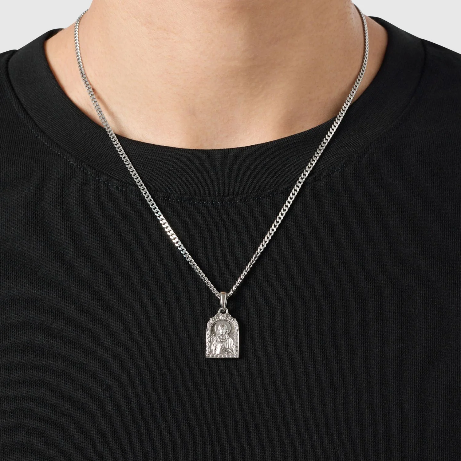 Sacred Heart Jesus (Silver) - Image 2