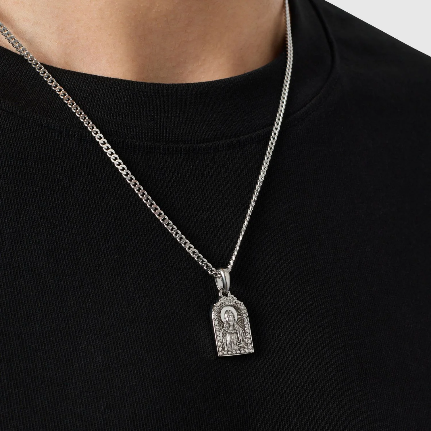 Sacred Heart Jesus (Silver) - Image 3