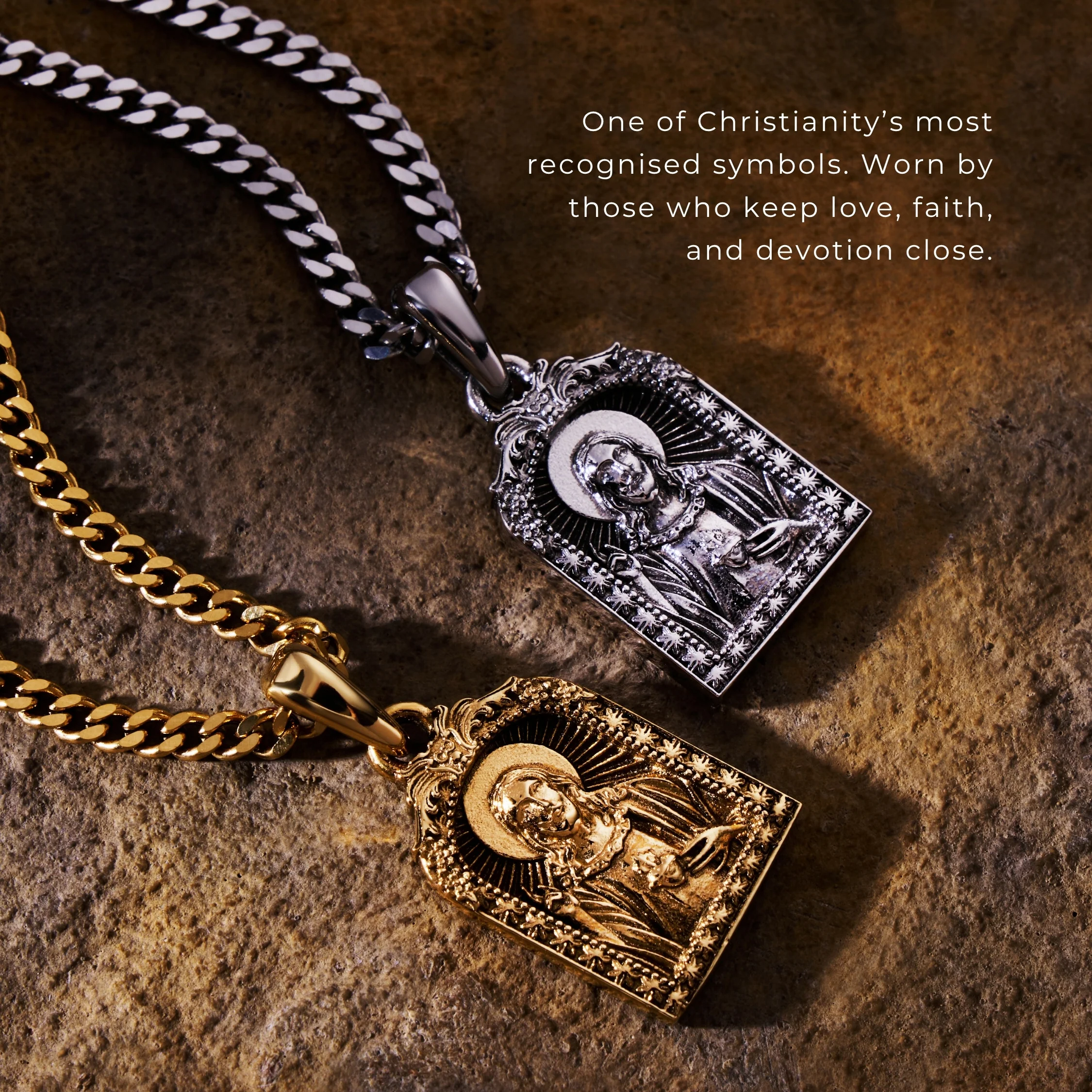 Sacred Heart Jesus (Gold) - Image 4