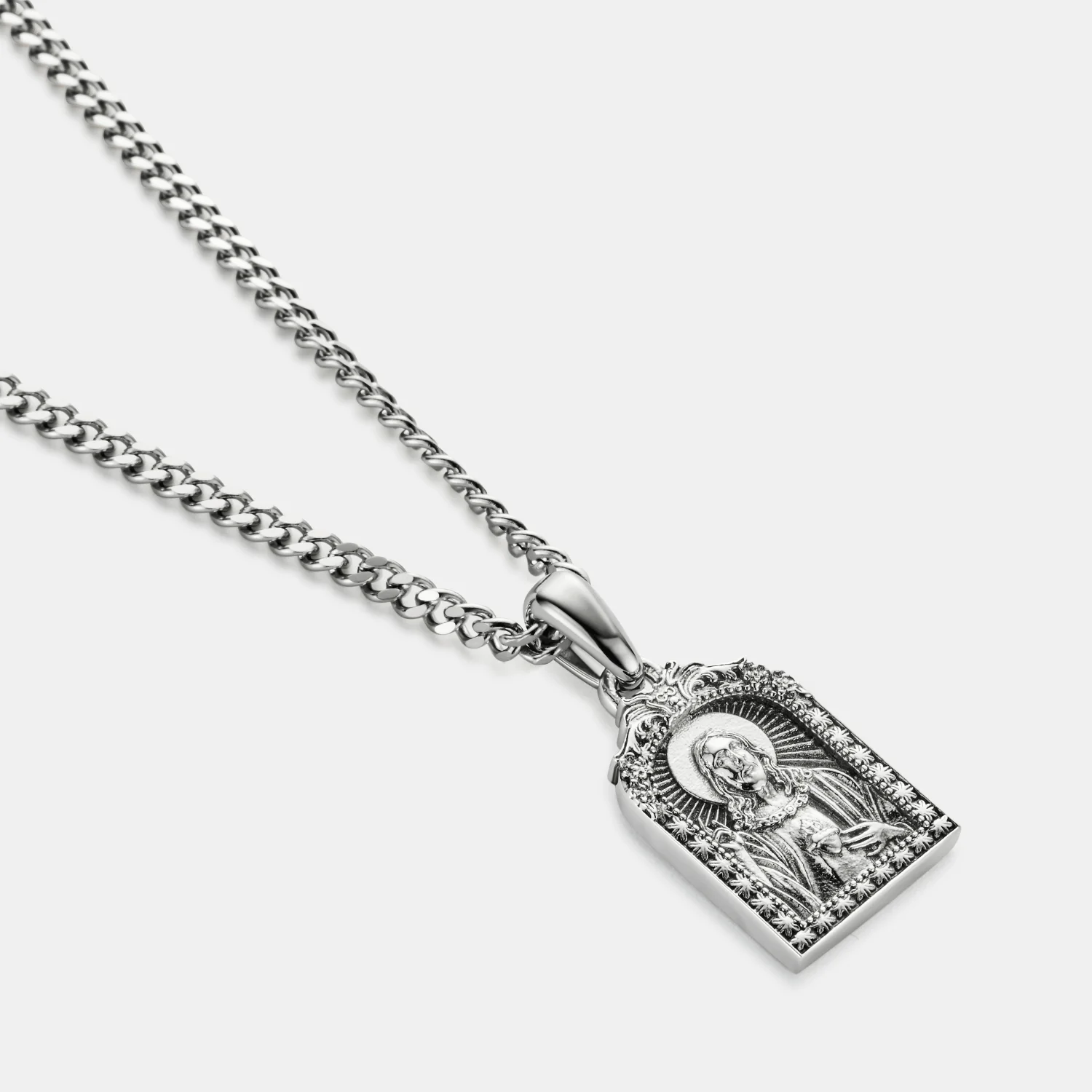 Sacred Heart Jesus (Silver) - Image 5