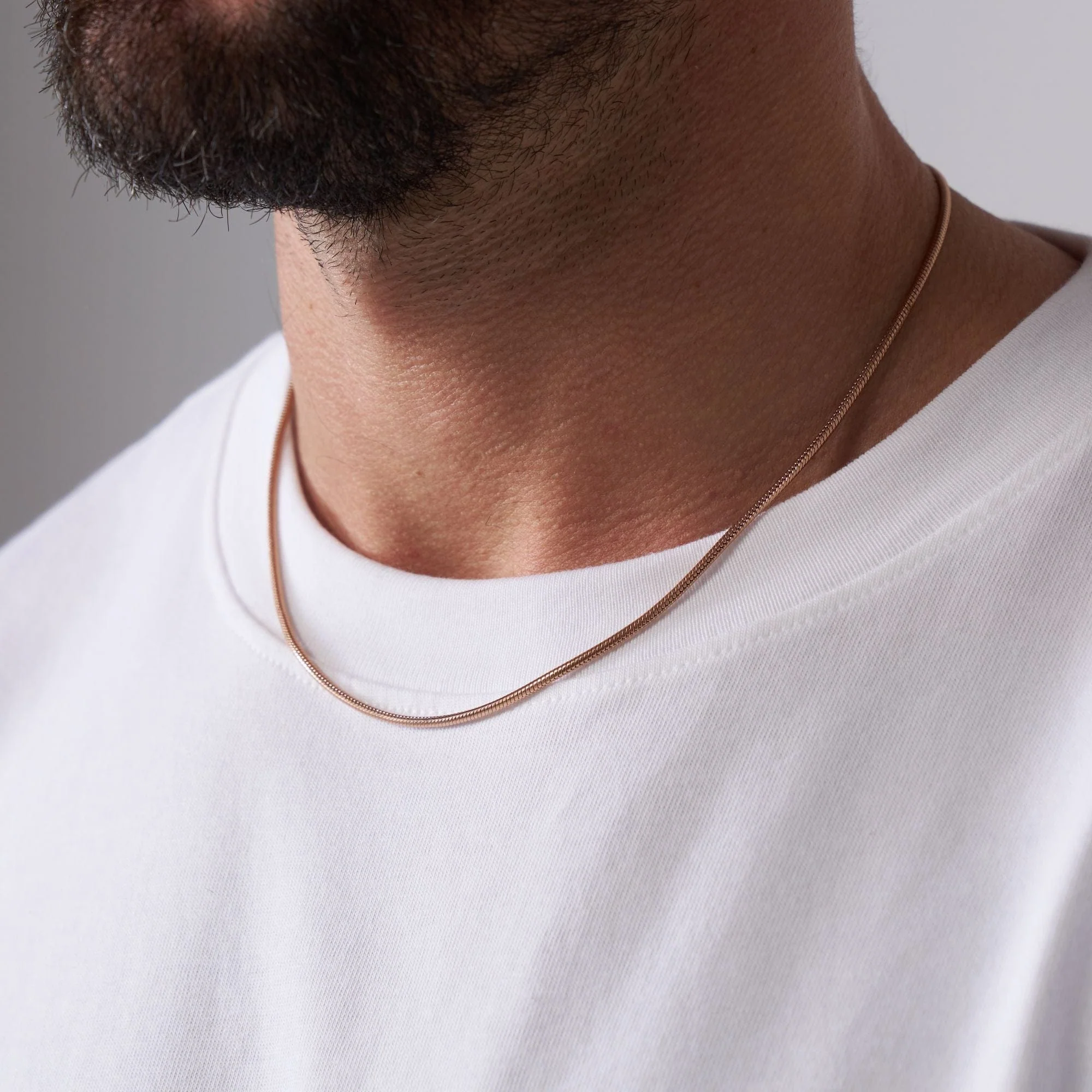 Snake Chain (Rose Gold) 2mm - Image 3