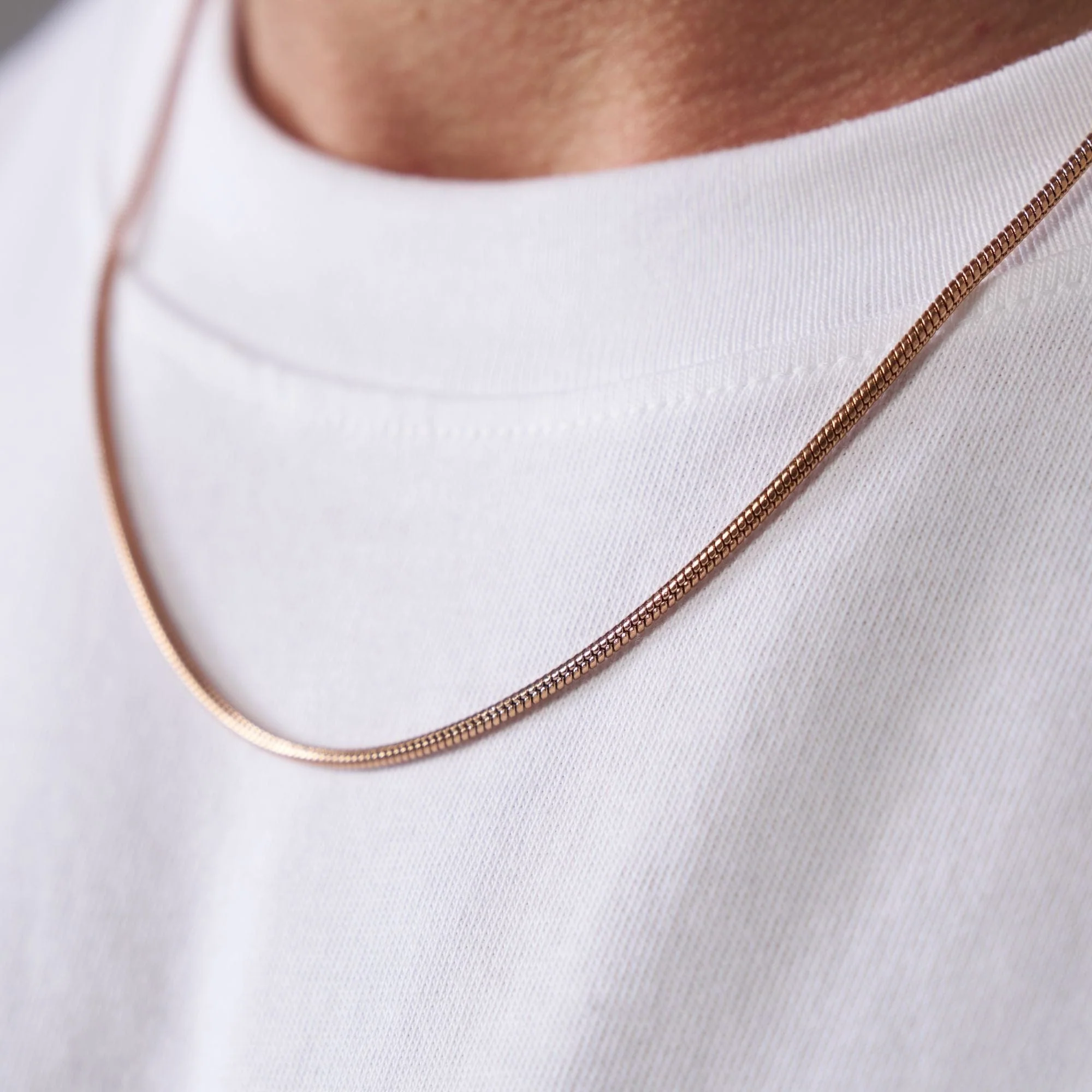 Snake Chain (Rose Gold) 2mm - Image 6