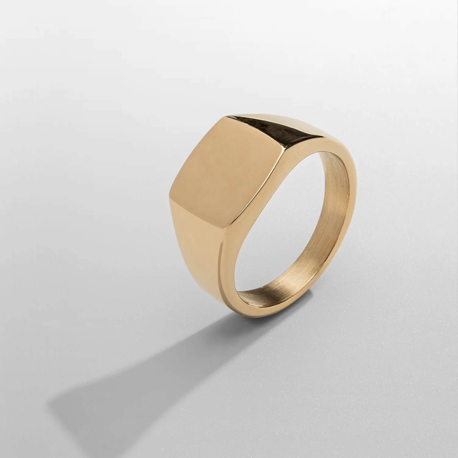 Square Signet Ring (Gold) - Image 4