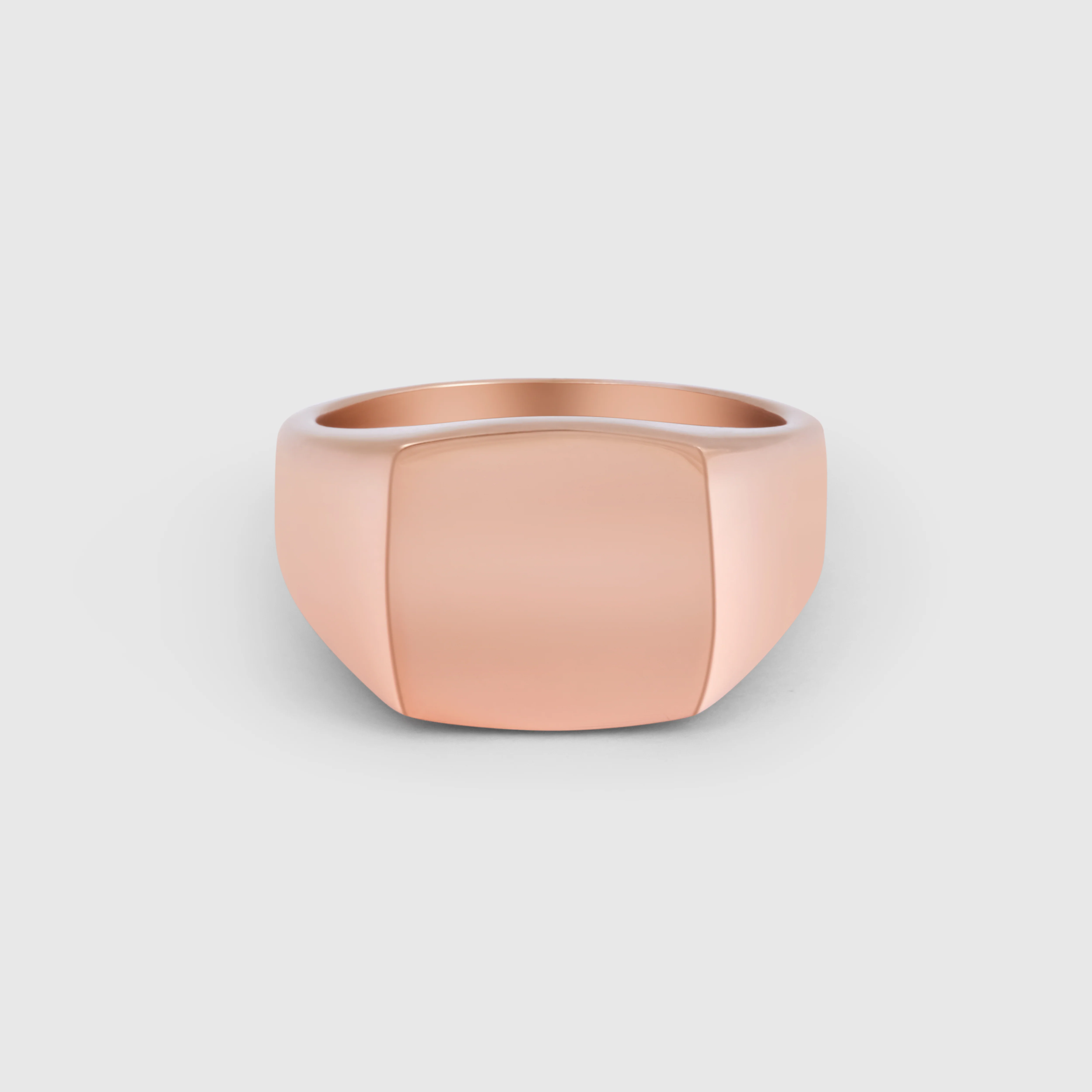 Square Signet Ring (Rose Gold) - Image 4
