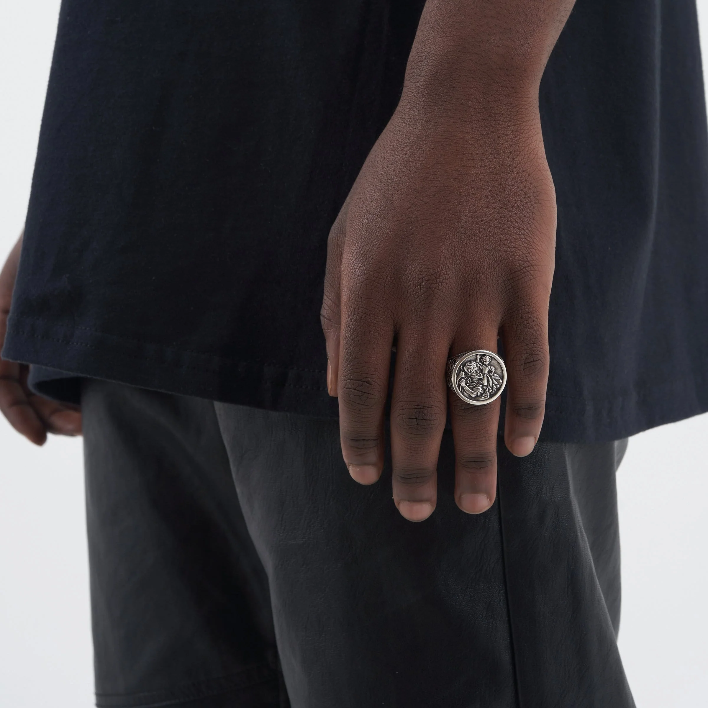 St. Christopher Ring (Silver) - Image 2
