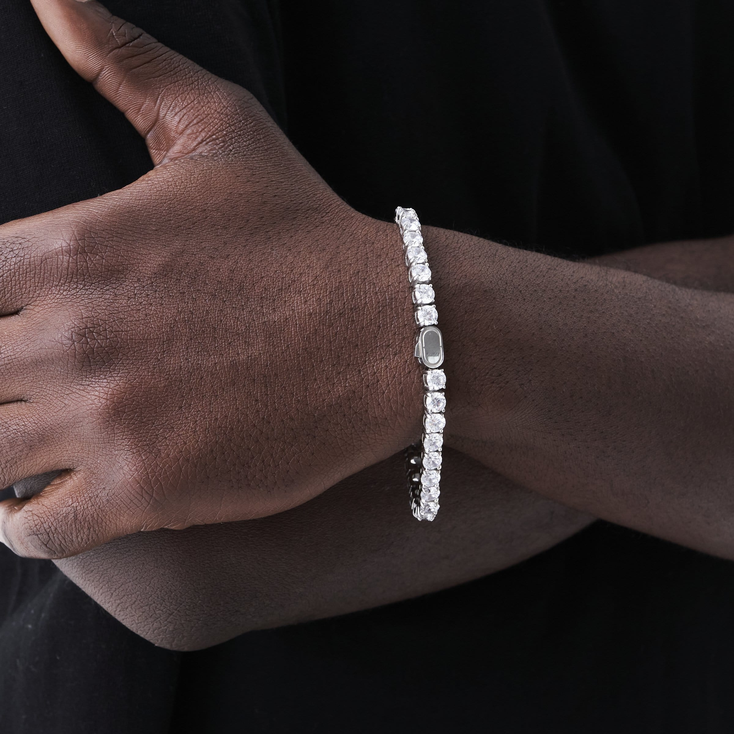 Tennis Bracelet (Silver) 5mm - Image 2